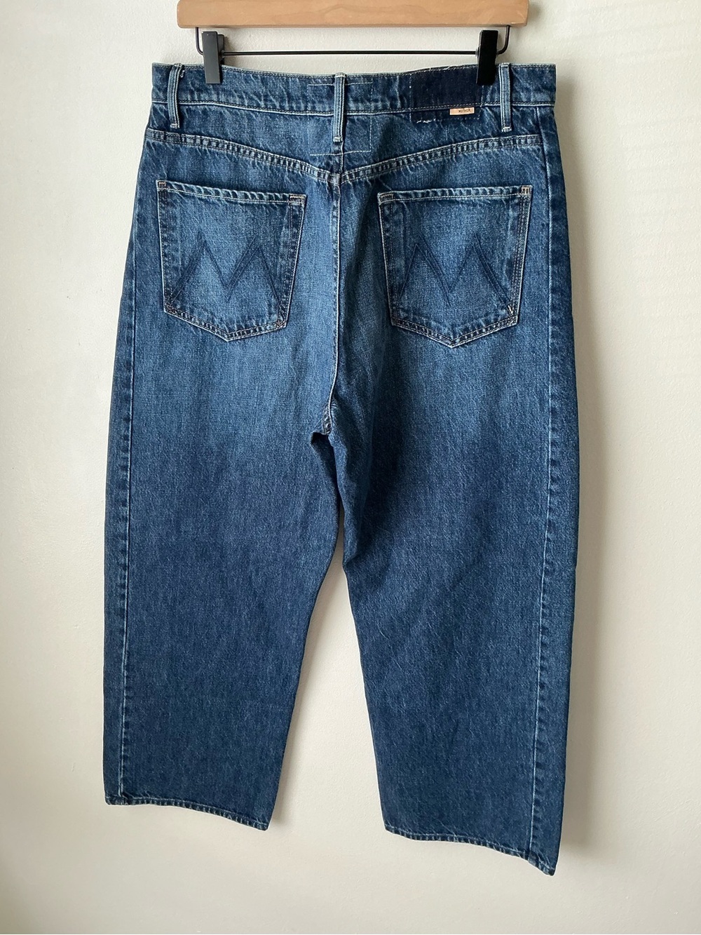 MOTHER SUPERIOR Jeans Half-Pipe Ankle Did You Bring Me Anything? Blue Size 32 - Picture 3 of 15